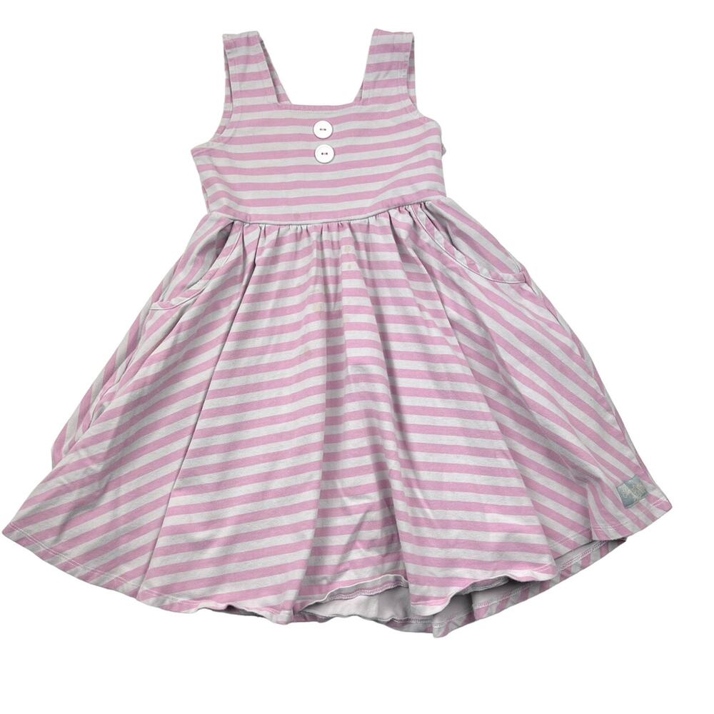 Eleanor Rose Striped Sleeveless Dress